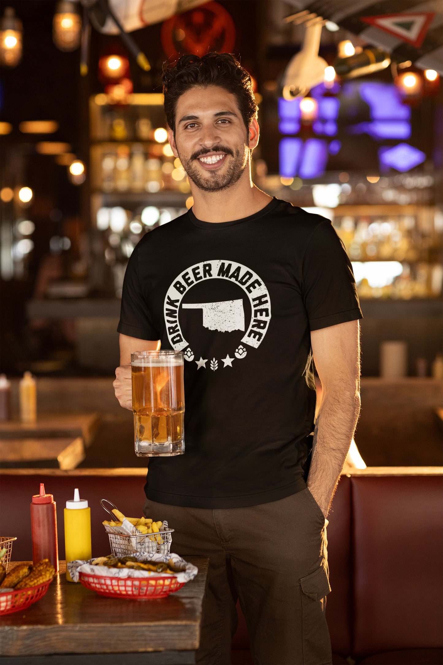 Oklahoma - Drink Beer Made Here - Unisex T-Shirt